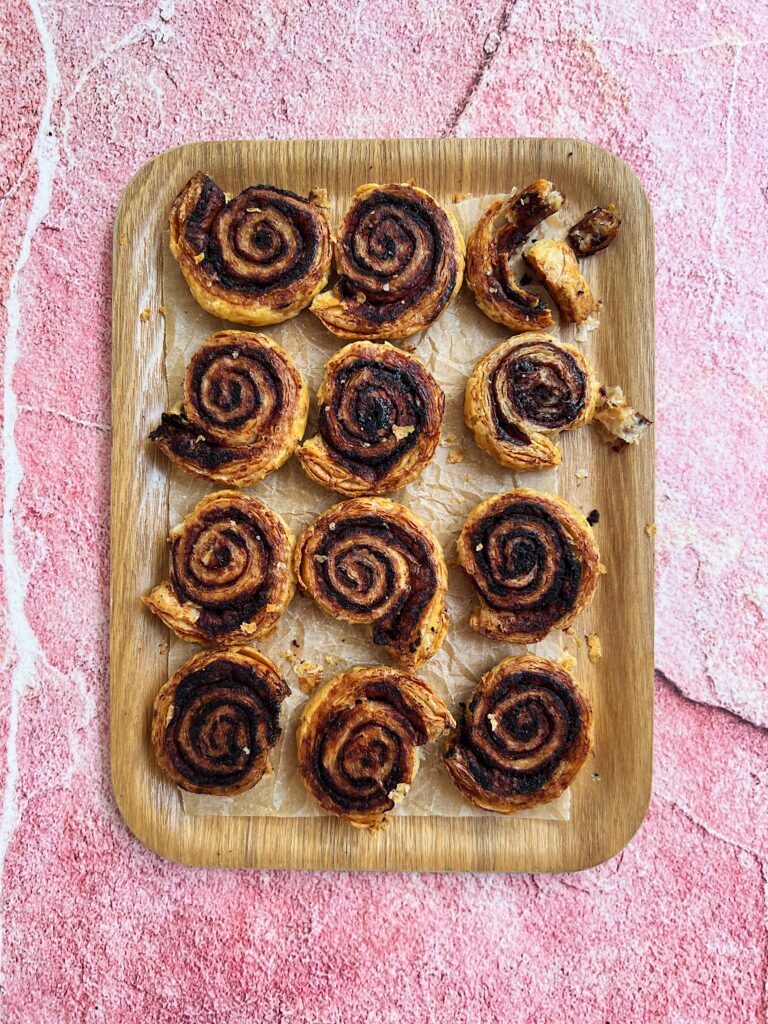 Chocolate Puff Swirls